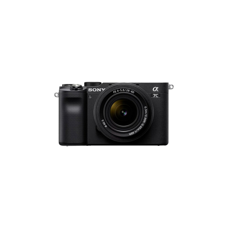 Sony Alpha 7C (ILCE-7CL) KIT, Digitalkamera(schwarz, inkl. Sony FE 28–60 mm F4–5.6 Zoomobjektiv (SEL2860))