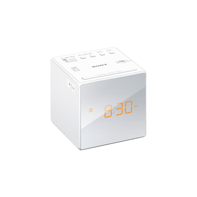 Sony ICF-C1W, Radiowecker(weiß, FM)