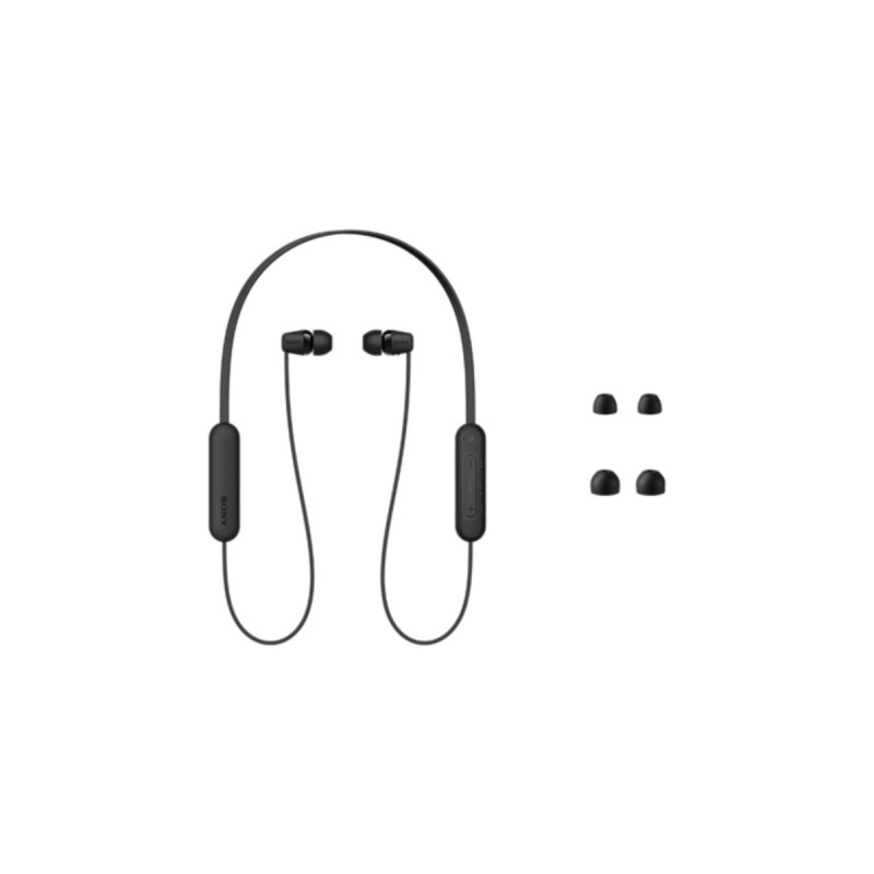 Sony WI-C100B, Kopfhörer(schwarz, Bluetooth, USB-C)