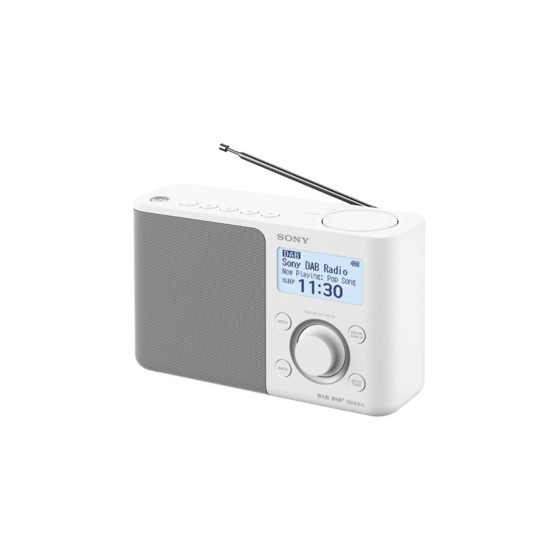 Sony XDR-S61DW, Radio(weiß, DAB+, UKW, Klinke)