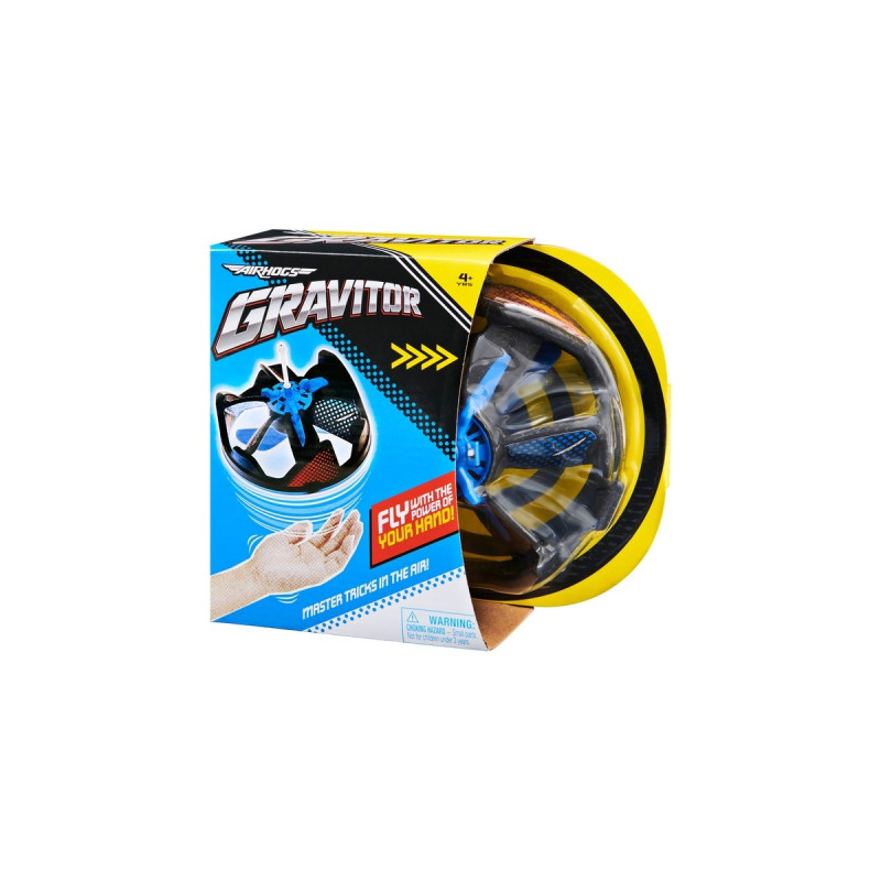 Spin Master Air Hogs Gravitor mit Trickstab, Spielfigur(per USB wiederaufladbares Flugspielzeug)