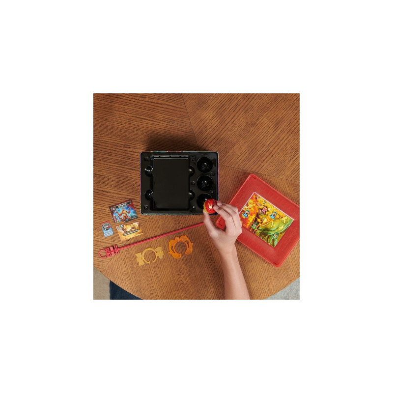 Spin Master Bakugan 2023 Baku-Tin mit Special Attack Mantid, Geschicklichkeitsspiel(mit Aufbewahrungsbox, Actionfigur und Sammelkarten)