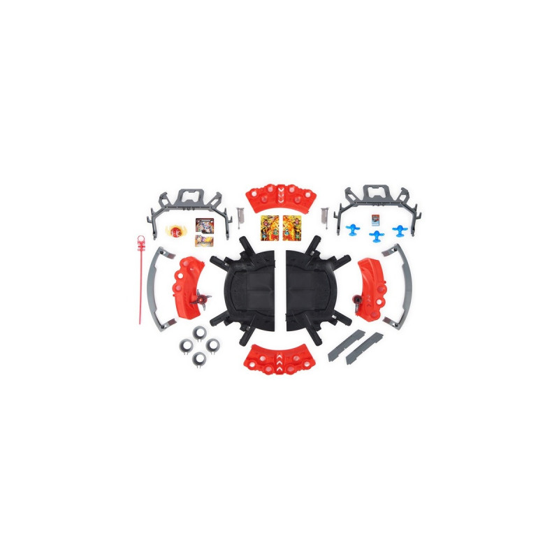 Spin Master Bakugan 2023 Battle Arena mit Special Attack Dragonoid, Geschicklichkeitsspiel(mit Actionfigur und Sammelkarten)