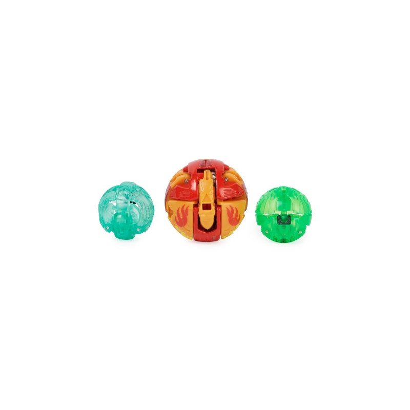 Spin Master Bakugan Evolutions Power Up 3er-Pack, Geschicklichkeitsspiel( mit 1 Platinum Bakugan (Pyrus Wrath) und 2 Nanogan (Ventus Clutch, Haos Echo))