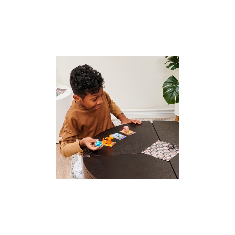 Spin Master Bakugan Evolutions Power Up 3er-Pack, Geschicklichkeitsspiel( mit 1 Platinum Bakugan (Pyrus Wrath) und 2 Nanogan (Ventus Clutch, Haos Echo))