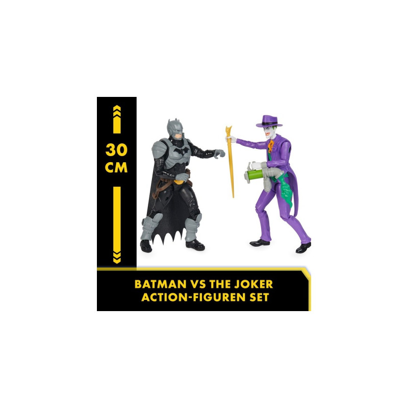 Spin Master Batman Adventures - Batman vs The Joker, Spielfigur(2er Set, 30 cm)
