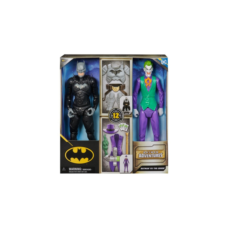 Spin Master Batman Adventures - Batman vs The Joker, Spielfigur(2er Set, 30 cm)