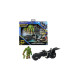 Spin Master Batman Amory Attack Batcycle, Spielfahrzeug(mit Actionfiguren von Batman und Swamp Thing)