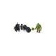 Spin Master Batman Amory Attack Batcycle, Spielfahrzeug(mit Actionfiguren von Batman und Swamp Thing)