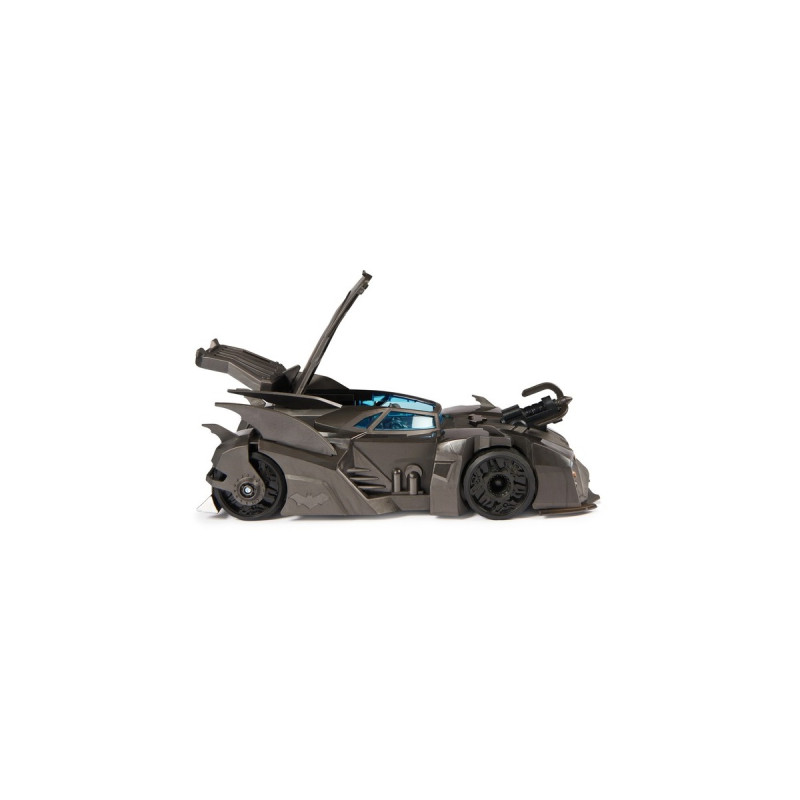 Spin Master DC Comics Batman - Offroad Batmobile mit Fanghaken-Katapult, Spielfahrzeug(schwarz)