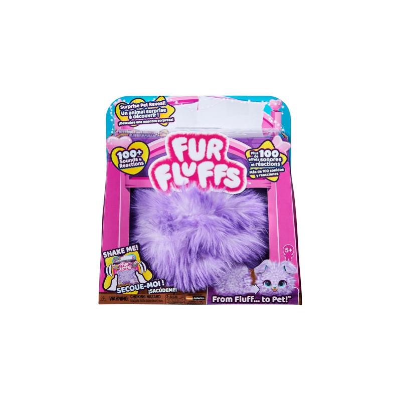 Spin Master FurFluffs Magisches Hündchen, Kuscheltier(lila)
