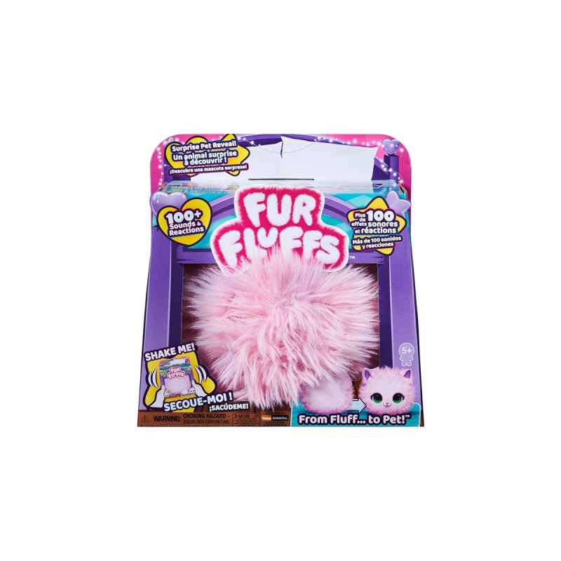 Spin Master FurFluffs Magisches Kätzchen, Kuscheltier(rosa)