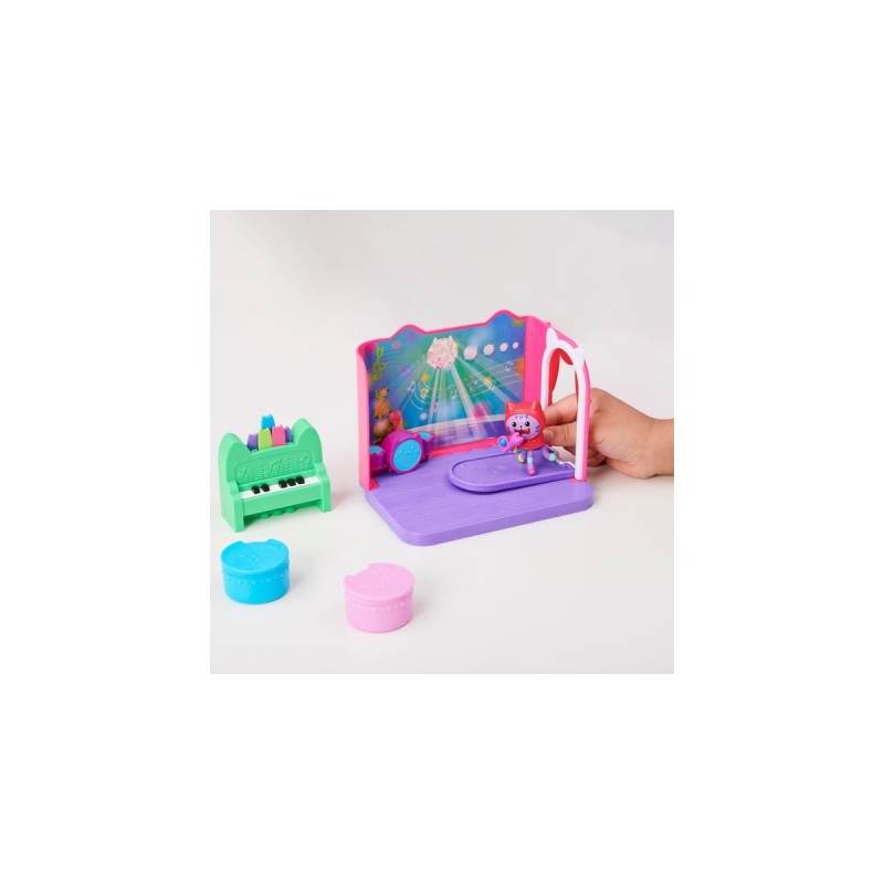 Spin Master Gabby's Dollhouse Deluxe Room – Groovy Music Room, Kulisse