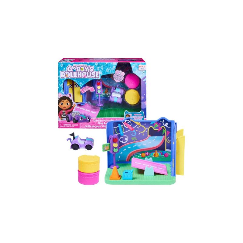 Spin Master Gabby's Dollhouse Deluxe Room – Purr-ific Play Room, Kulisse