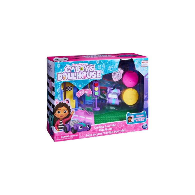 Spin Master Gabby's Dollhouse Deluxe Room – Purr-ific Play Room, Kulisse