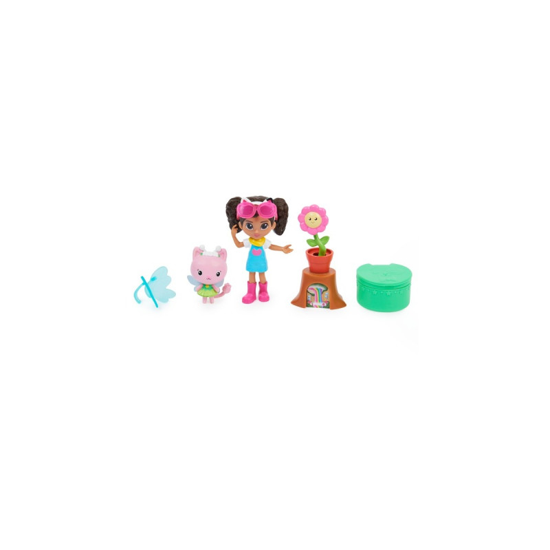 Spin Master Gabby's Dollhouse Gartenset mit Kitty Fee, Spielfigur