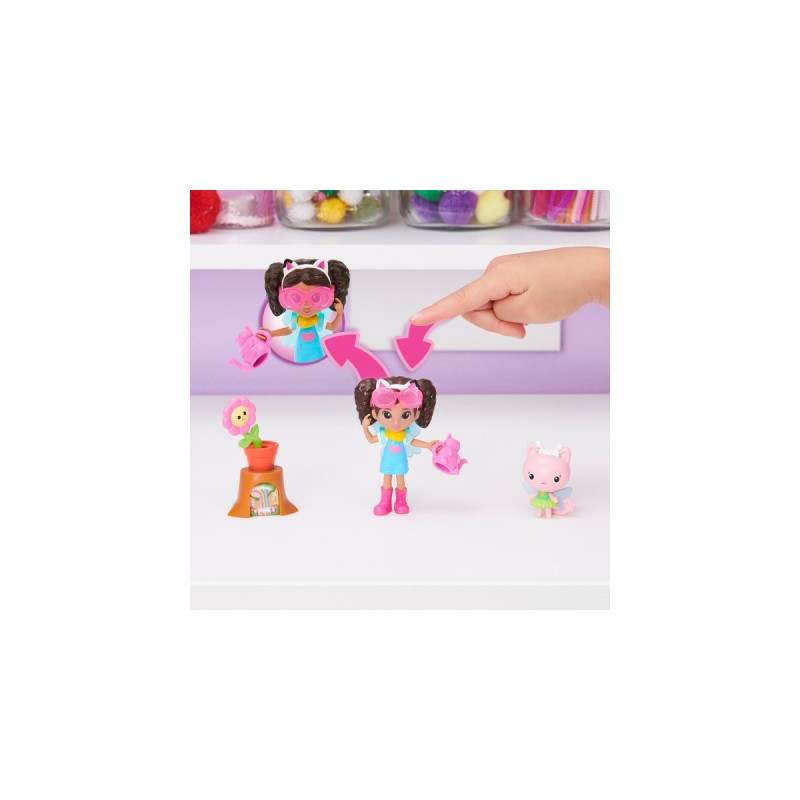 Spin Master Gabby's Dollhouse Gartenset mit Kitty Fee, Spielfigur