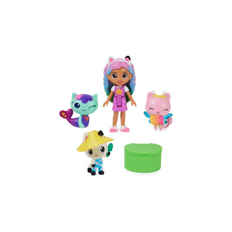 Spin Master Gabby's Dollhouse- Regenbogen Figuren Set, Spielfigur