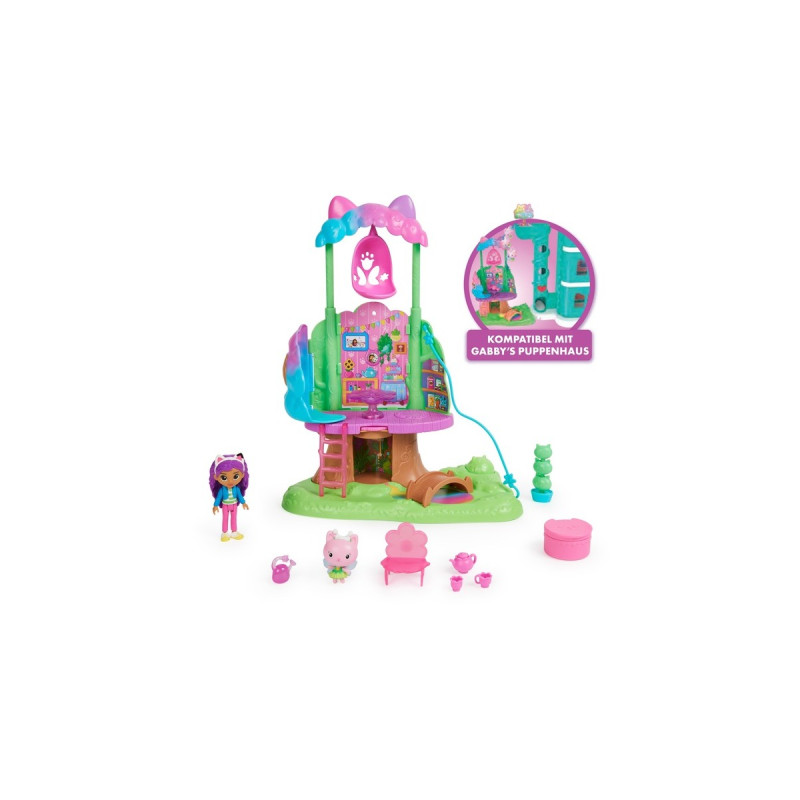 Spin Master Gabby's Dollhouse - Kitty Fairy's Garten Spielset, Kulisse