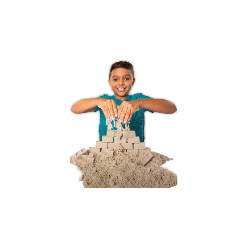 Spin Master Kinetic Sand - Baustellen Set, Spielsand(453 Gramm Sand)