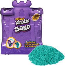 Spin Master Kinetic Sand - Burgen Köfferchen, Spielsand(453 Gramm Sand)