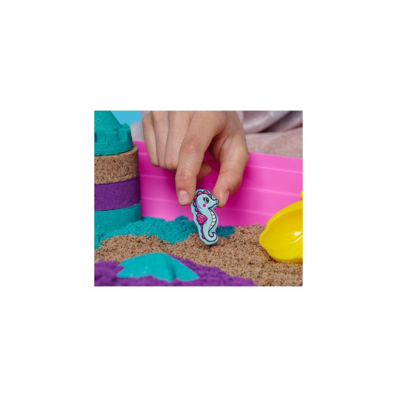 Spin Master Kinetic Sand - Meerjungfrauen Koffer, Spielsand