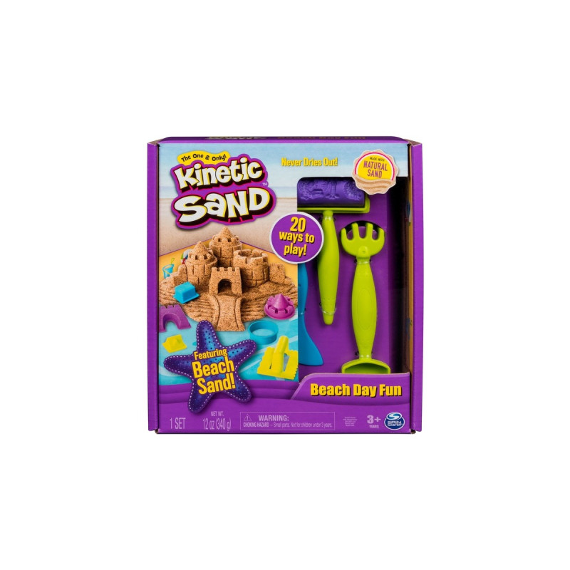 Spin Master Kinetic Sand - Strandspaß Set, Spielsand(340 Gramm)