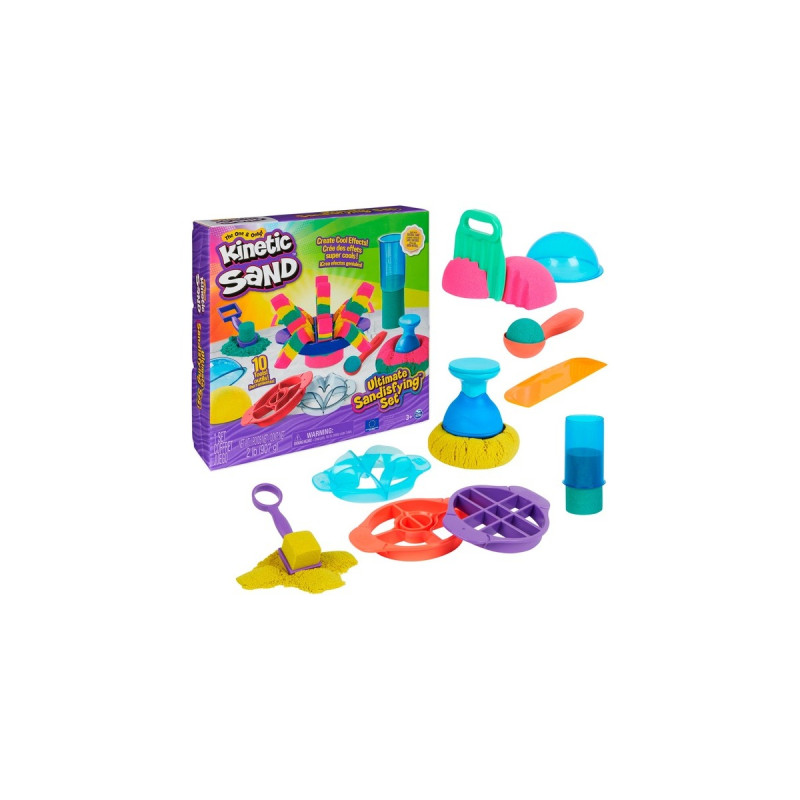 Spin Master Kinetic Sand - Ultimate Sandisfying Set, Spielsand(907 Gramm Sand)