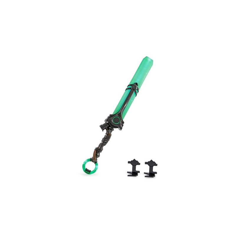 Spin Master League of Legends, lebensgroßer Schläger von Ekko, Rollenspiel(über 90cm groß mit mehr als 15 legendären Lichtern und Geräuschen, hochwertiges Cosplay, Sockel, Champion Collection)