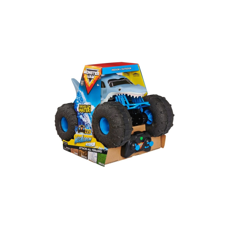 Spin Master Monster Jam Megalodon Storm, RC(hellblau, 1:15)