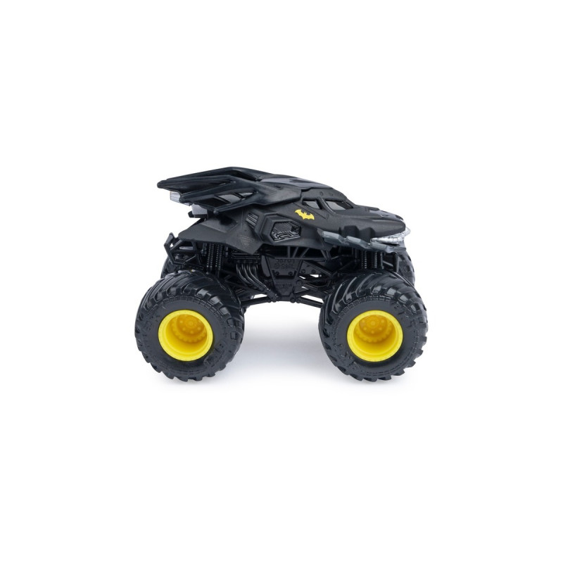 Spin Master Monster Jam - Batmobil vs. Megalodon, Spielfahrzeug(2er-Pack, Maßstab 1:64)