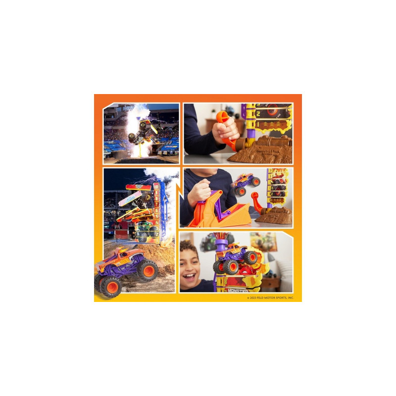 Spin Master Monster Jam - Big Air Challenge mit El Toro Loco, Spielfahrzeug