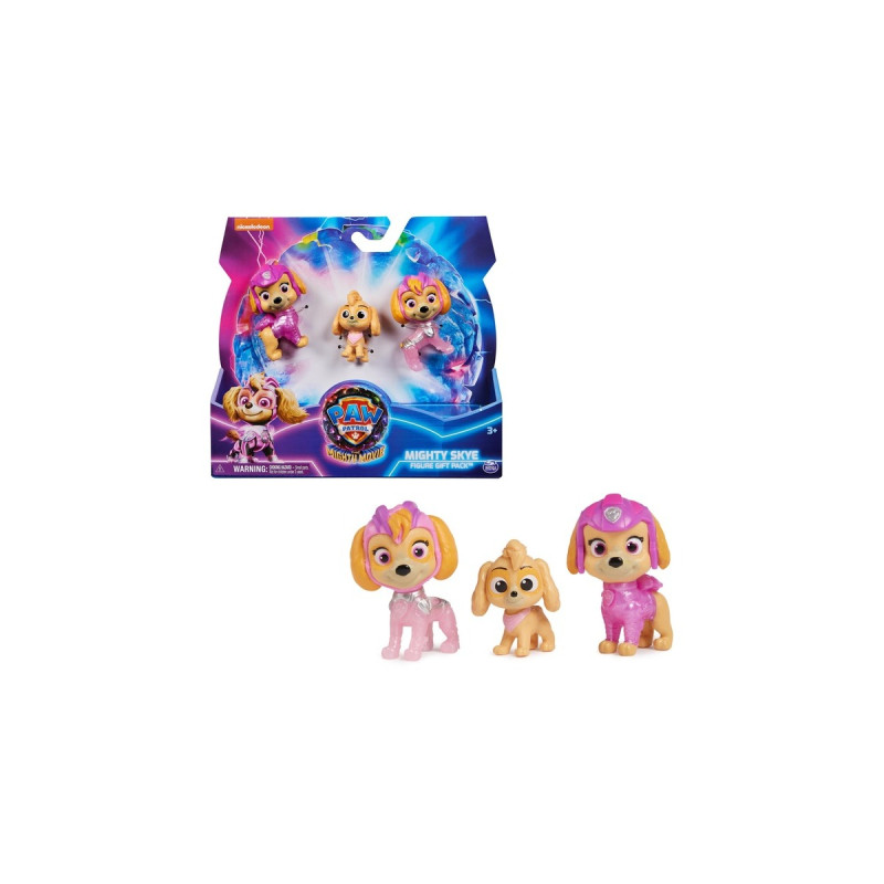 Spin Master PAW Patrol Der Mighty Kinofilm - 3-teiliges Spielfiguren-Geschenkset Skye