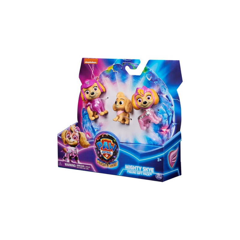 Spin Master PAW Patrol Der Mighty Kinofilm - 3-teiliges Spielfiguren-Geschenkset Skye