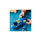 Spin Master Paw Patrol Aqua Pups - Basis Fahrzeug im Hai-Design mit Chase-Welpenfigur, Spielfahrzeug