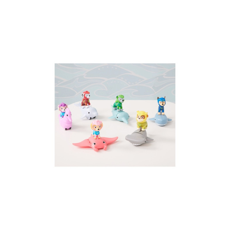 Spin Master Paw Patrol Aqua Pups - Hero Pups-Set mit Chase-Welpenfigur und Hai-Figur, Spielfigur