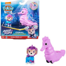 Spin Master Paw Patrol Aqua Pups - Hero Pups-Set mit Coral-Welpenfigur und Seepferd-Figur, Spielfigur