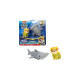 Spin Master Paw Patrol Aqua Pups - Hero Pups-Set mit Rubble-Welpenfigur und Hammerhai-Figur, Spielfigur