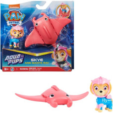 Spin Master Paw Patrol Aqua Pups - Hero Pups-Set mit Skye-Welpenfigur und Rochen-Figur, Spielfigur