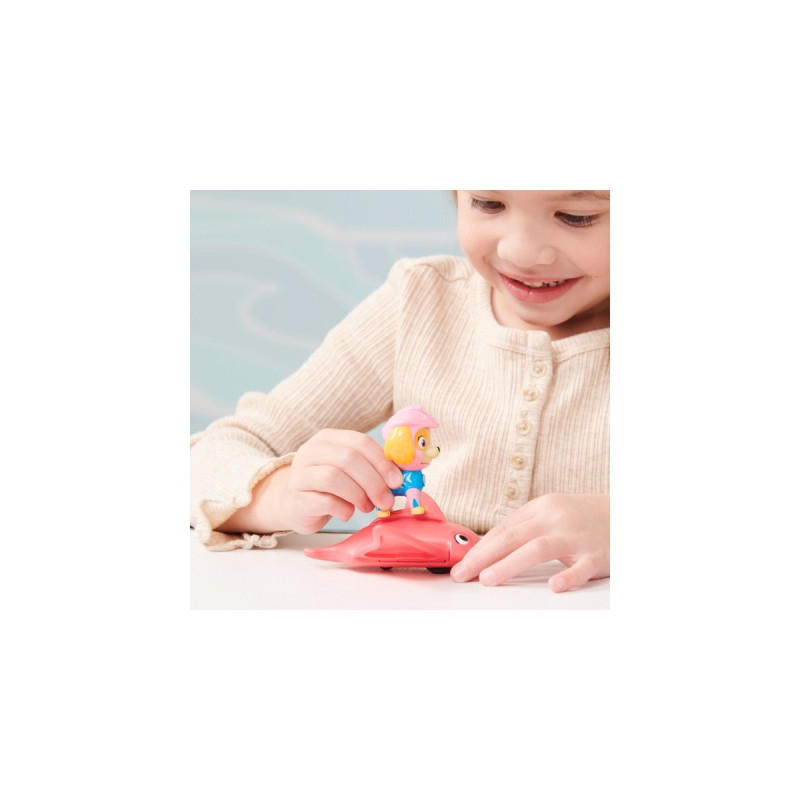 Spin Master Paw Patrol Aqua Pups - Hero Pups-Set mit Skye-Welpenfigur und Rochen-Figur, Spielfigur