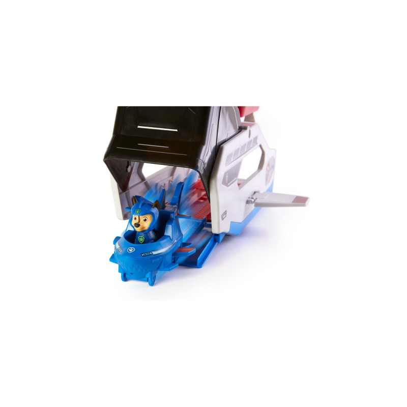 Spin Master Paw Patrol Aqua Pups - Whale Patroller, Spielfahrzeug(Teamfahrzeug mit Basis Fahrzeug von Chase)