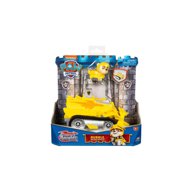 Spin Master Paw Patrol Knights Basis Fahrzeuge, Spielfahrzeug(sortierter Artikel, ein Fahrzeug mit Figur)
