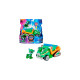 Spin Master Paw Patrol Mighty Kinofilm - Basis Fahrzeug von Rocky mit Welpenfigur, Spielfahrzeug