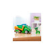 Spin Master Paw Patrol Mighty Kinofilm - Basis Fahrzeug von Rocky mit Welpenfigur, Spielfahrzeug