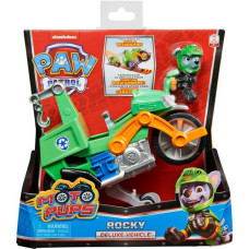 Spin Master Paw Patrol Moto Pups Rockys Motorrad , Spielfahrzeug(mehrfarbig, mit Spielfigur)