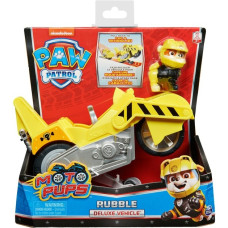 Spin Master Paw Patrol Moto Pups Rubbles Motorrad, Spielfahrzeug(gelb, mit Spielfigur)