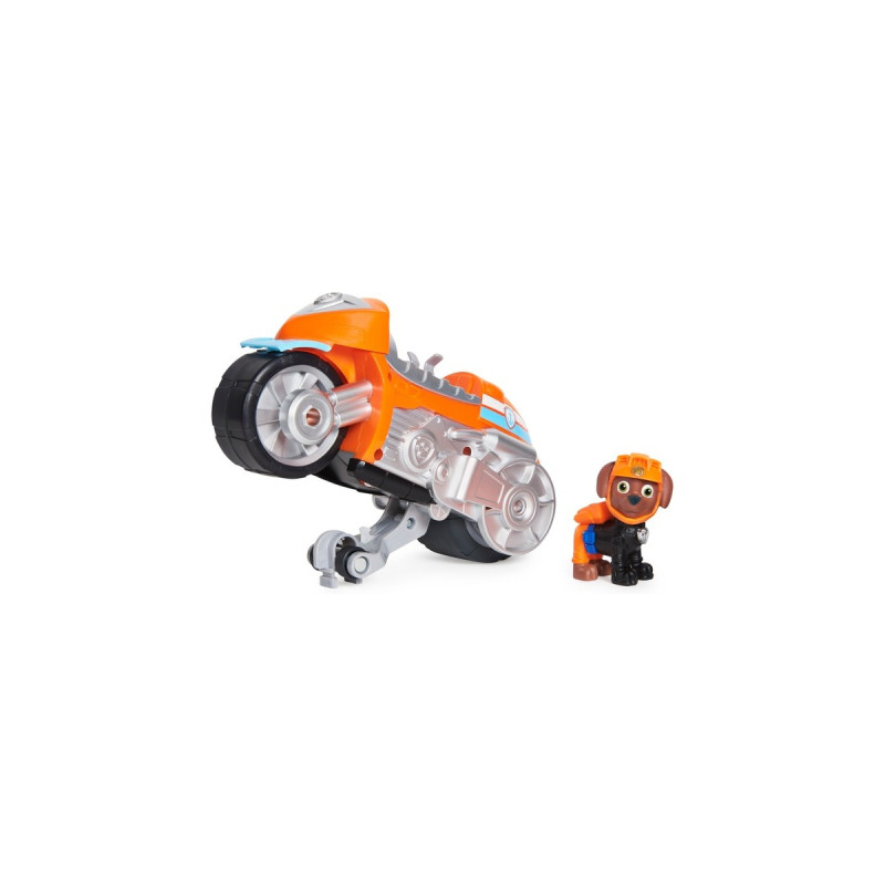 Spin Master Paw Patrol Moto Pups Zumas Motorrad, Spielfahrzeug(orange/silber, mit Spielfigur)