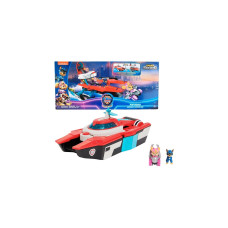 Spin Master Paw Patrol: Der Mighty Kinofilm, Pup Squad Mini Marine Hauptquartier Spielset, Spielfahrzeug(mit Skye Spielzeugauto und Chase Spielfigur)