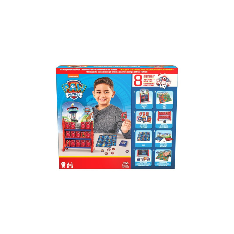 Spin Master Paw Patrol: Games HQ - Spielesammlung, Gesellschaftsspiel