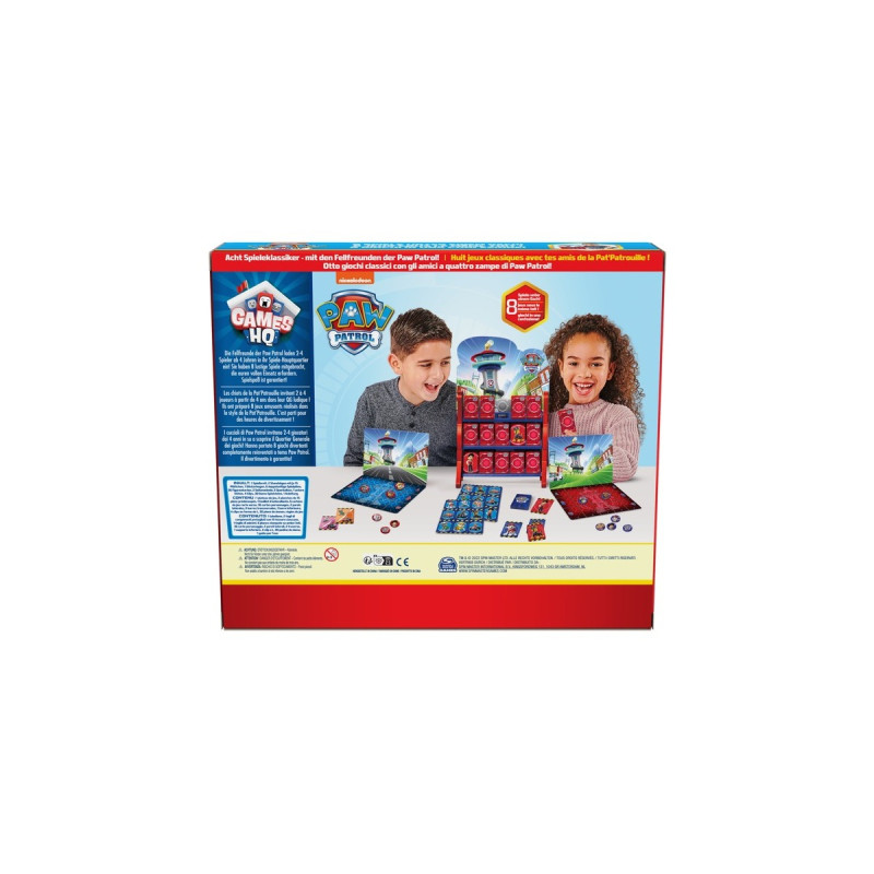 Spin Master Paw Patrol: Games HQ - Spielesammlung, Gesellschaftsspiel